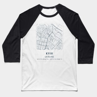 KYIV UKRAINE SIMPLE MAP Baseball T-Shirt